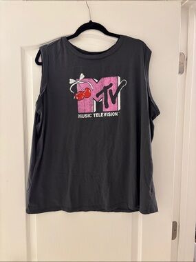Torrid Rolled Sleeve MTV Muscle Tank- Size  2